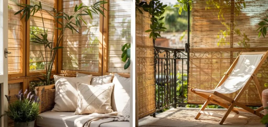 DIY Balcony Privacy Screen For Small Spaces