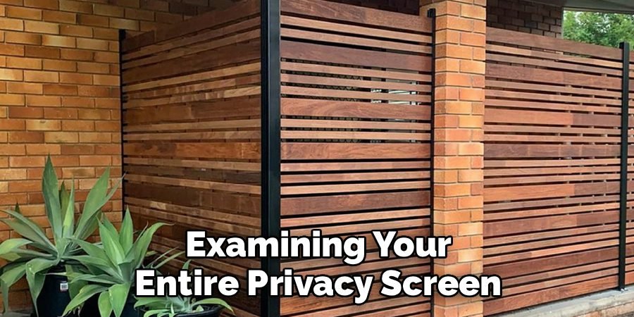 Examining Your Entire Privacy Screen