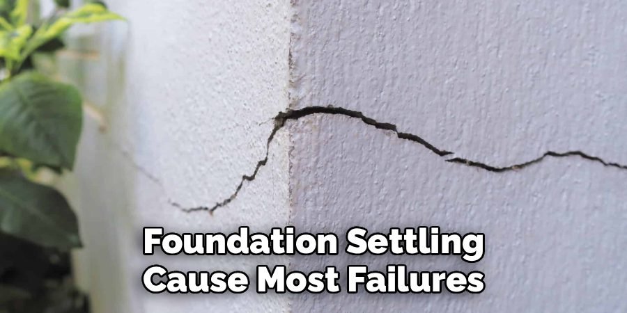 Foundation Settling Cause Most Failures