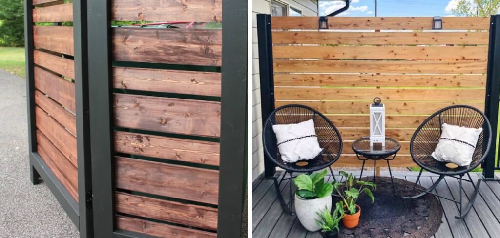How To Fix Sagging Privacy Screen DIY