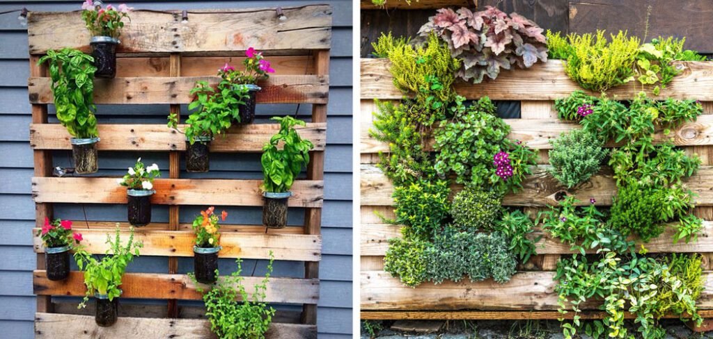 How to Build a Vertical Planter Wall Using Pallets