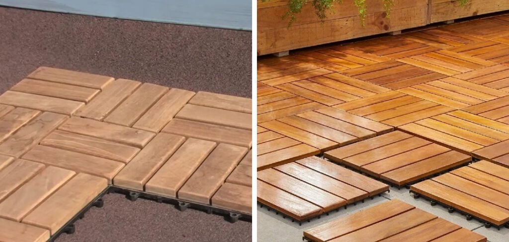 How to Install Interlocking Deck Tiles on Uneven Ground