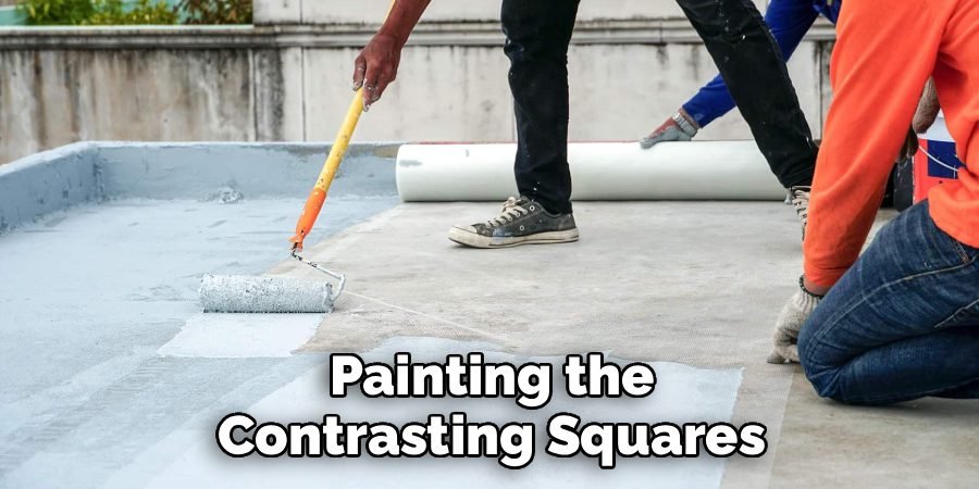 Painting the Contrasting Squares